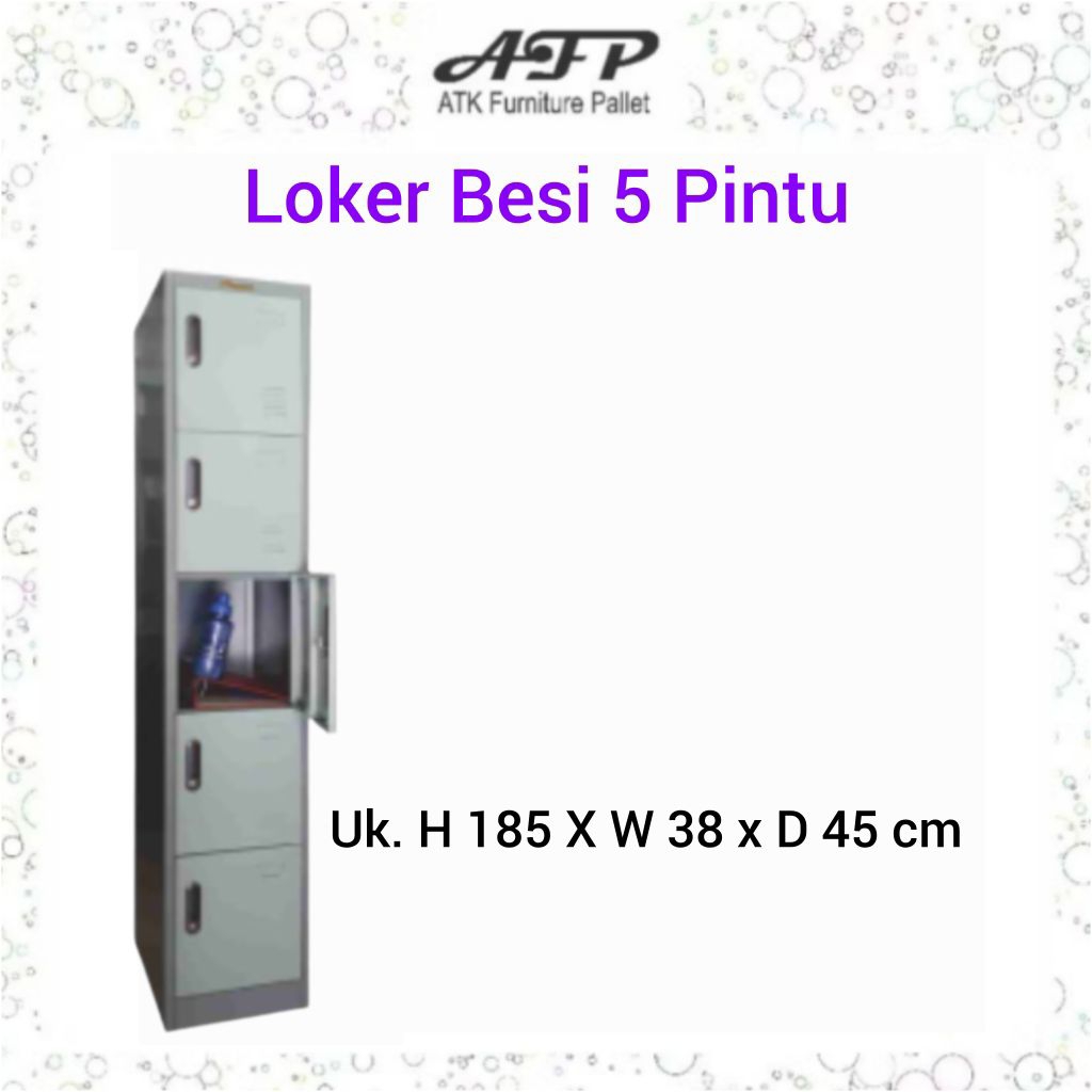 Loker Besi 5 Pintu Kunci