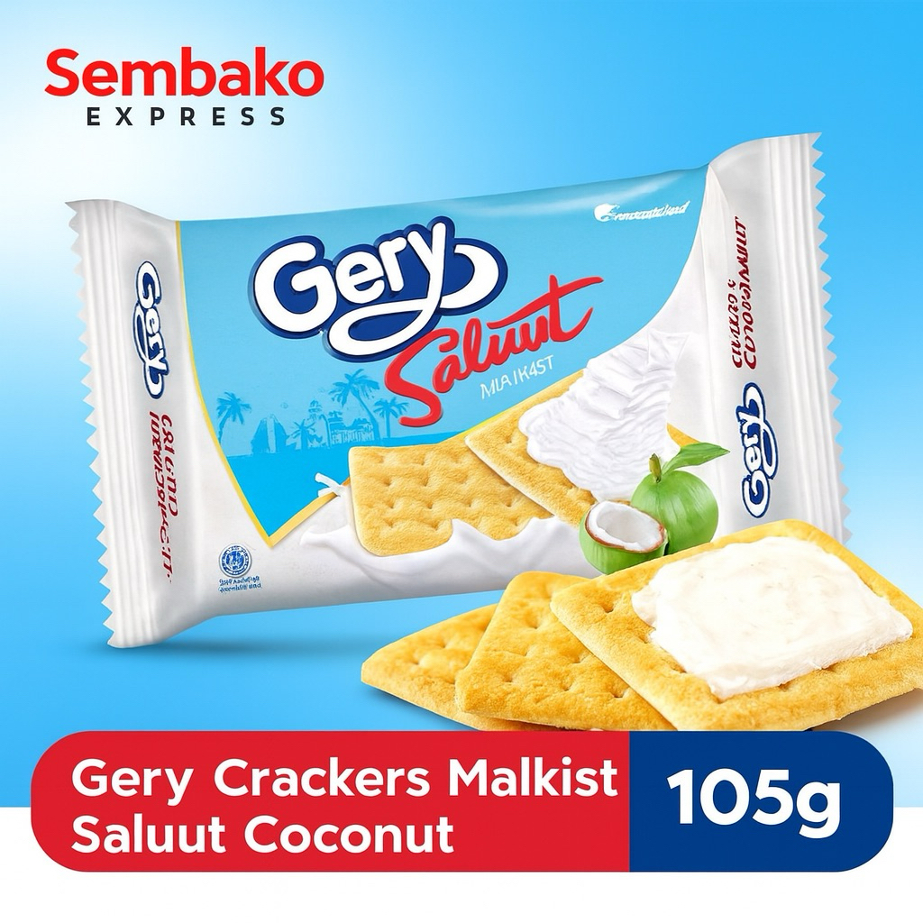 

Gery Malkist Salut Kelapa 105g – Biskuit Renyah dengan Taburan Kelapa Gurih
