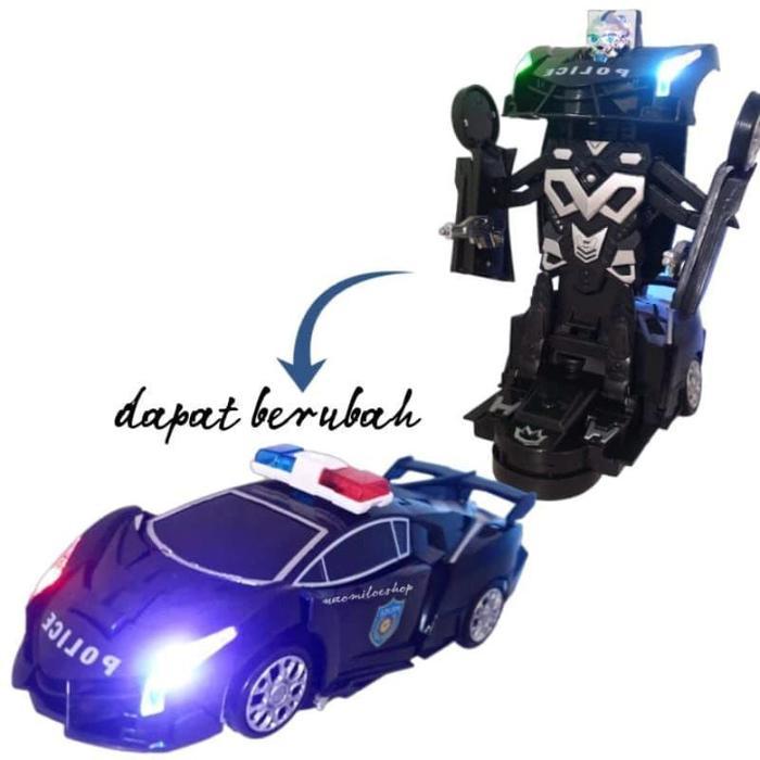 Mainan Mobil Robot Polisi Hitam 2in1 Venom || Mainan Mobil Robot Polisi Hitam 2in1 Venom Keren