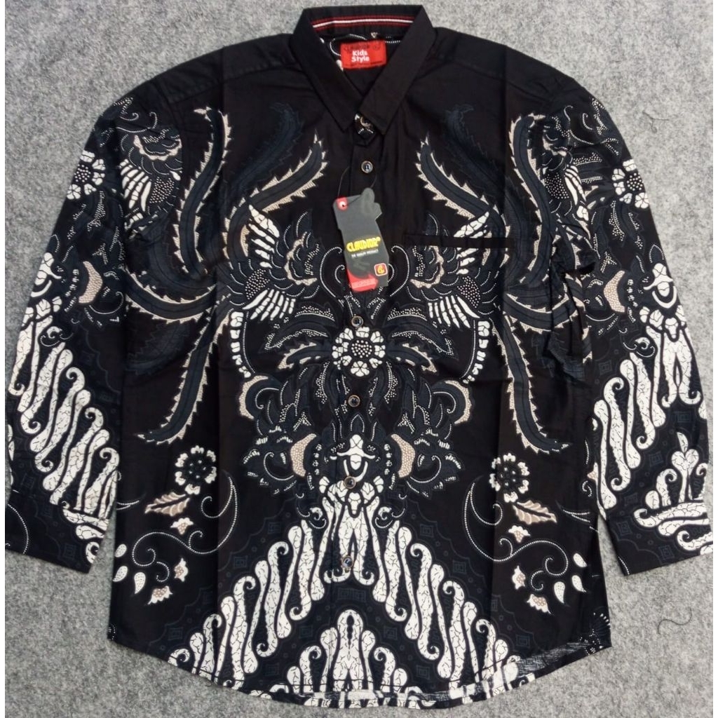 Batik CLAUDIOR bahan katun premium panjang anak tanggung