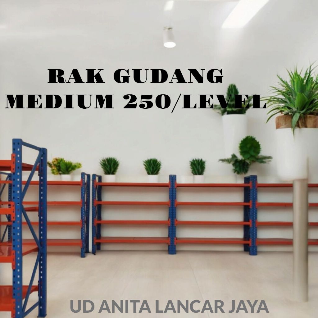 RAK GUDANG MEDIUM LIGHT DUTY FREE ONGKIR JABODETABEK