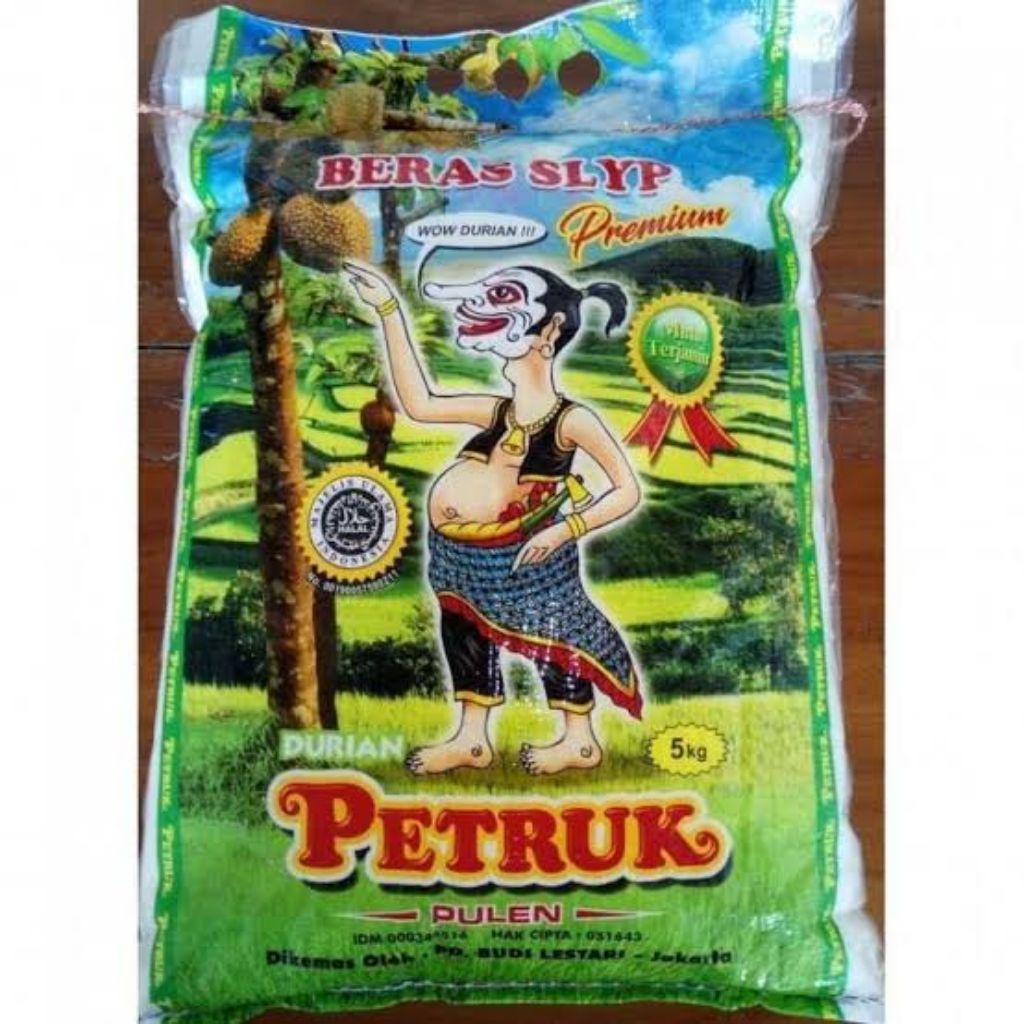 

Beras slyp Cap petruk 5kg beras premium