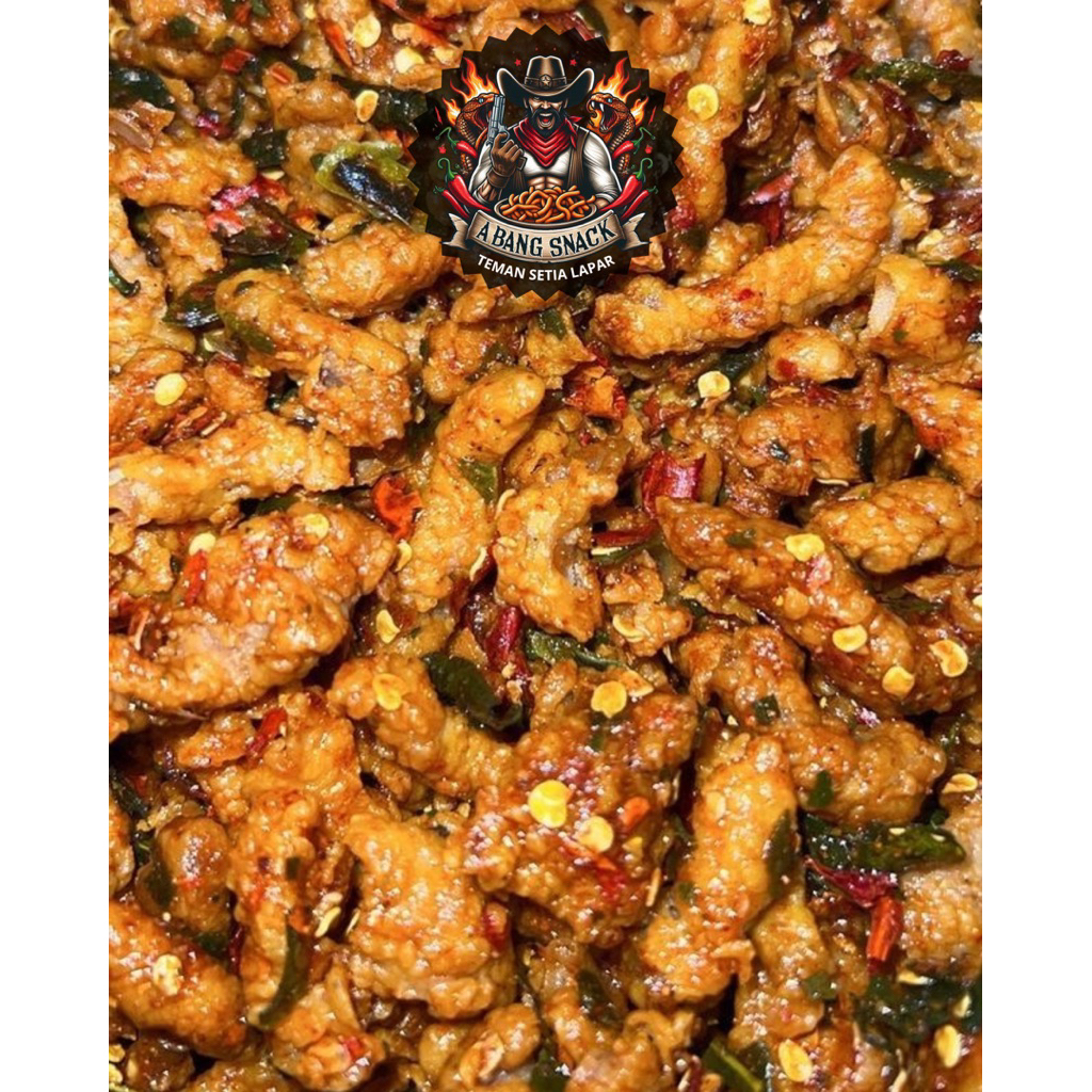 

250gr USUS KRISPY PEDAS DAUN JERUK CABE ASLI 100% - GURIH RENYAH MAKNYUSSS