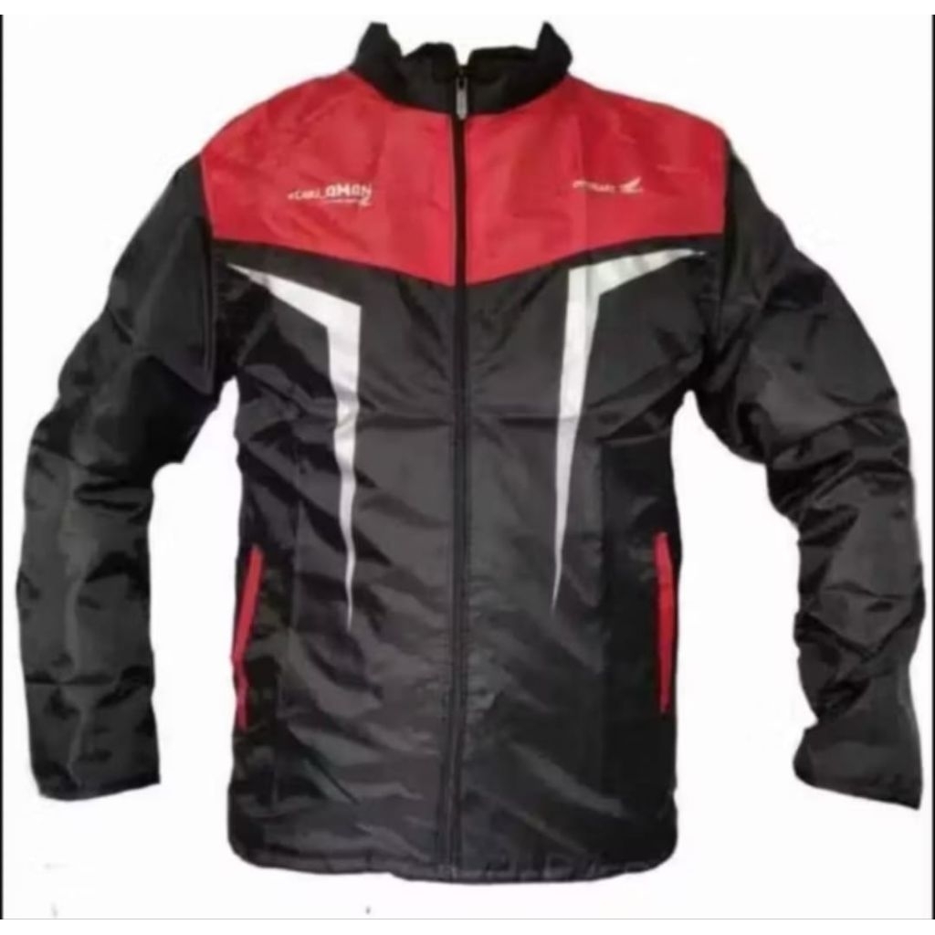 Jaket honda parasit original AHM jaket honda vario beat scoopy genio