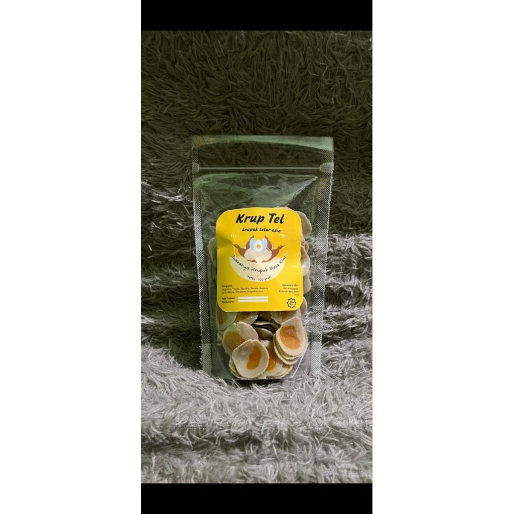 KrupTel (Krupuk Telur Asin) Mentah