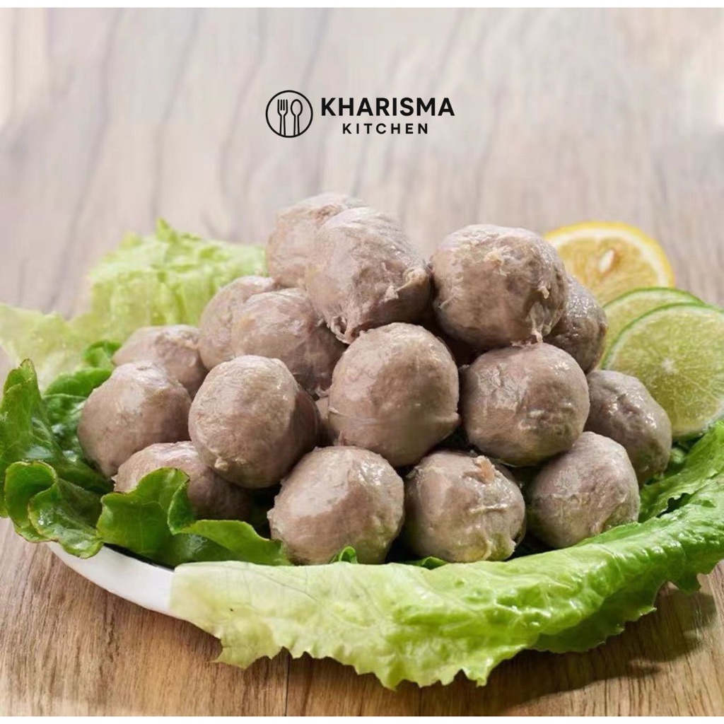 

Kharisma Kitchen Bakso Sapi Instan Isi 4 Butir - Bakso Instan Vacum