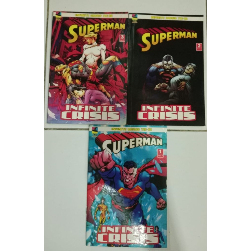 Komik PMK SUPERHERO - Superman Infinite Crisis 1-3 ( Kolpri )