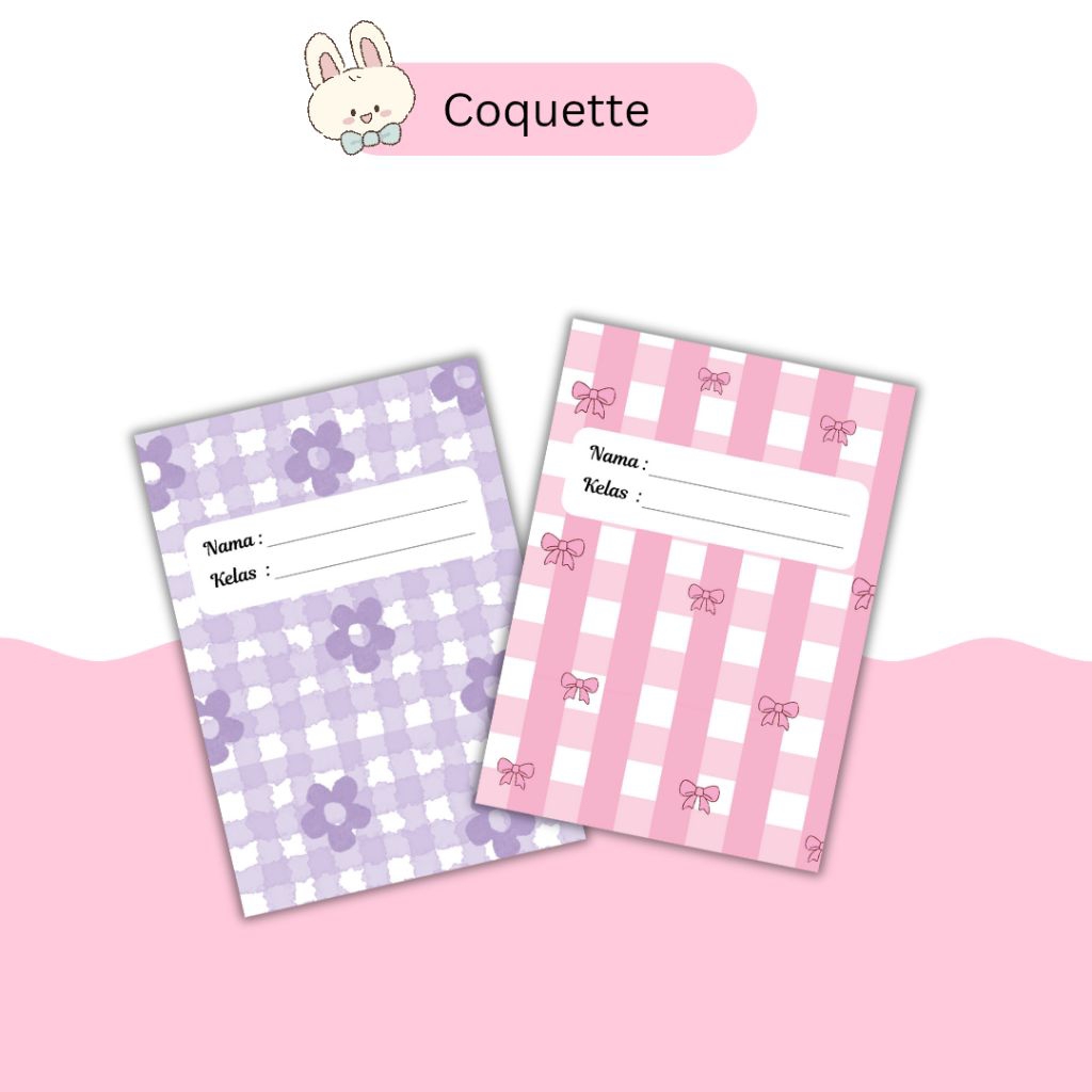 

buku tabungan tema coquette / buku tabungan aesthetic
