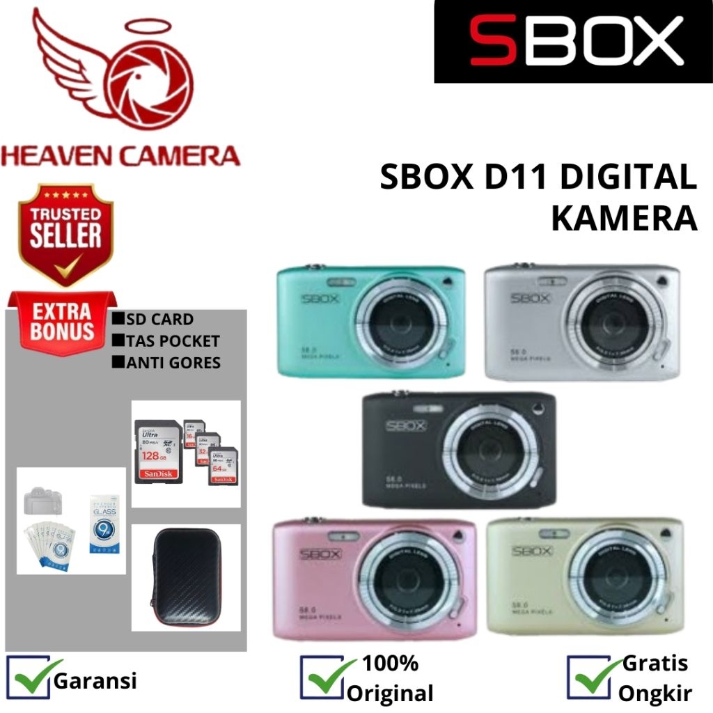 SBOX D11 DIGITAL CAMERA / SBOX D11 CAMERA / SBOX D11