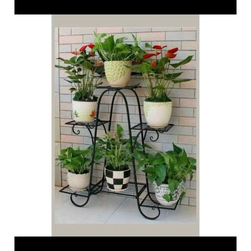 RAK BUNGA BESI MURAH SUSUN 6