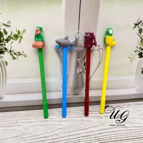 

4/8/12 PCS PULPEN GEL BRAINROT ANOMALI PGK-2015 PEN PENA TINTA HITAM ALAT TULIS SEKOLAH MURAH PULPEN VIRAL COD