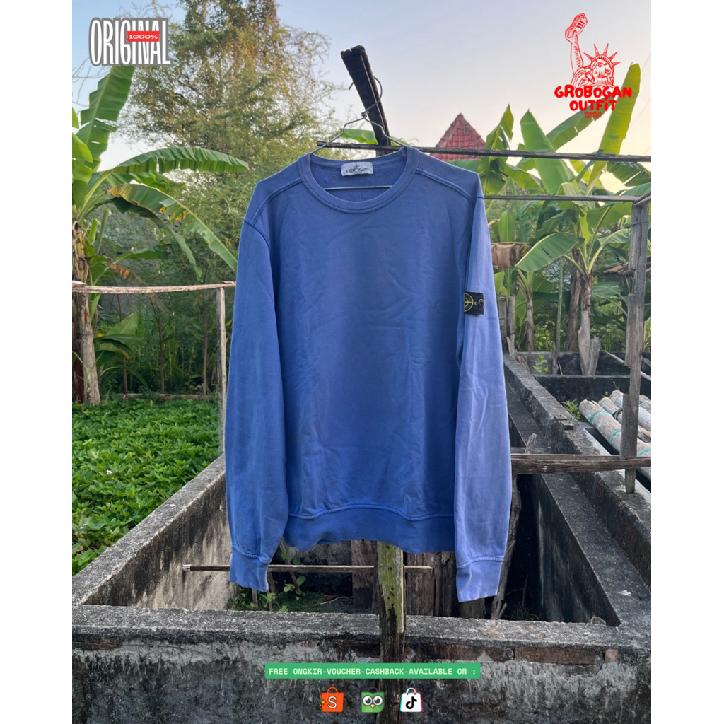 crewneck cn si stone island original authentic vintage not membrana overshirt hoodie certilogo