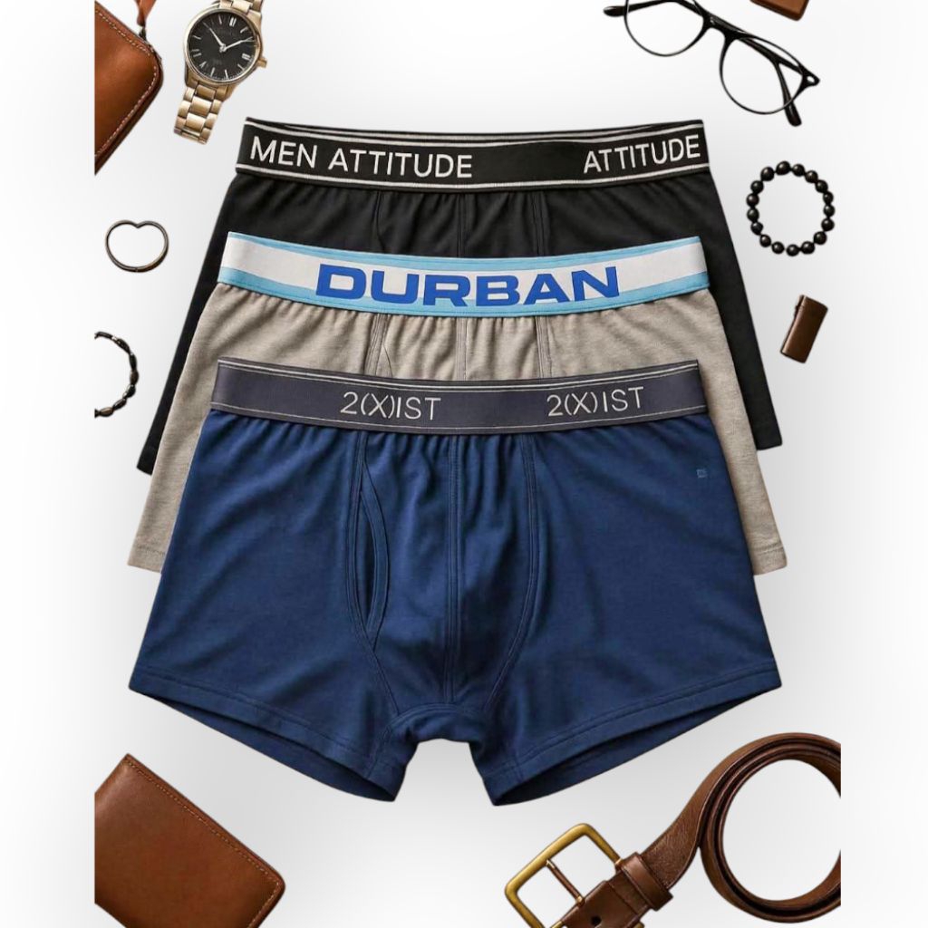 Celana dalam boxer premium cowok, celana dalam boxer pria berkualitas