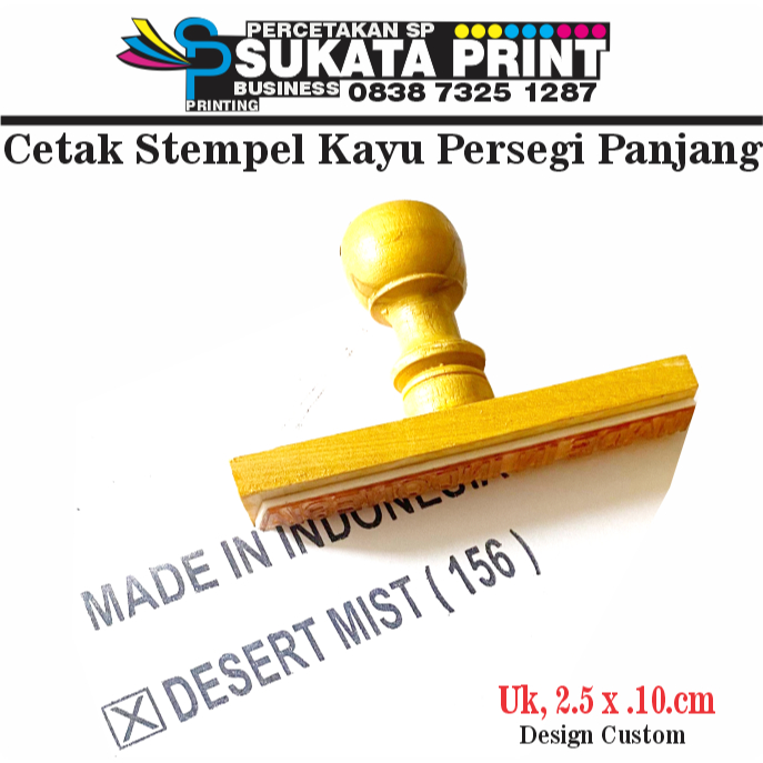

STEMPEL KAYU / RONAFLEK 2.5x10 CM DDESIGN CUSTOM sTEMPEL MANUAL