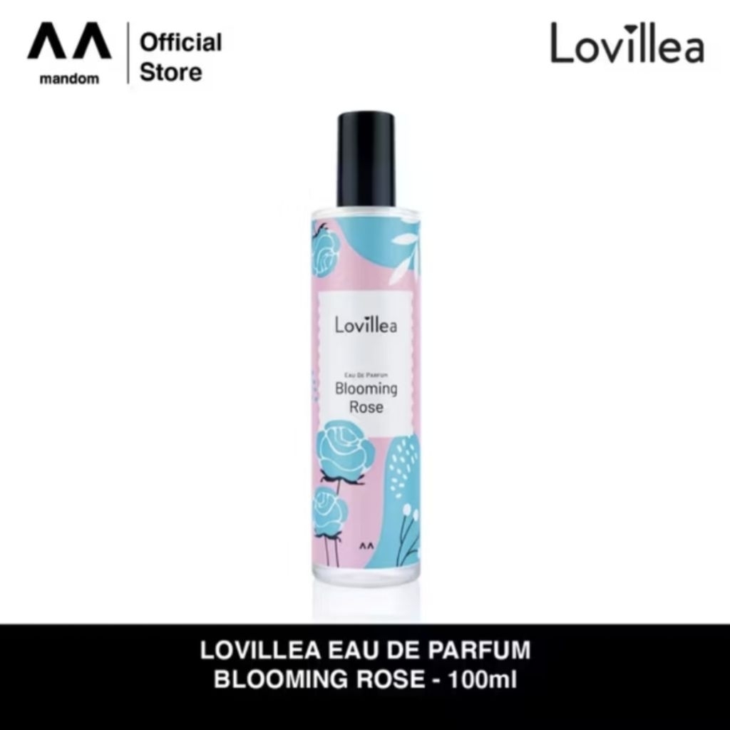 LOVILLEA Eau De Parfum Blooming Rose 100ml / Lovillea / Lovillea mandom / Lovillea Biru / Lovillea m