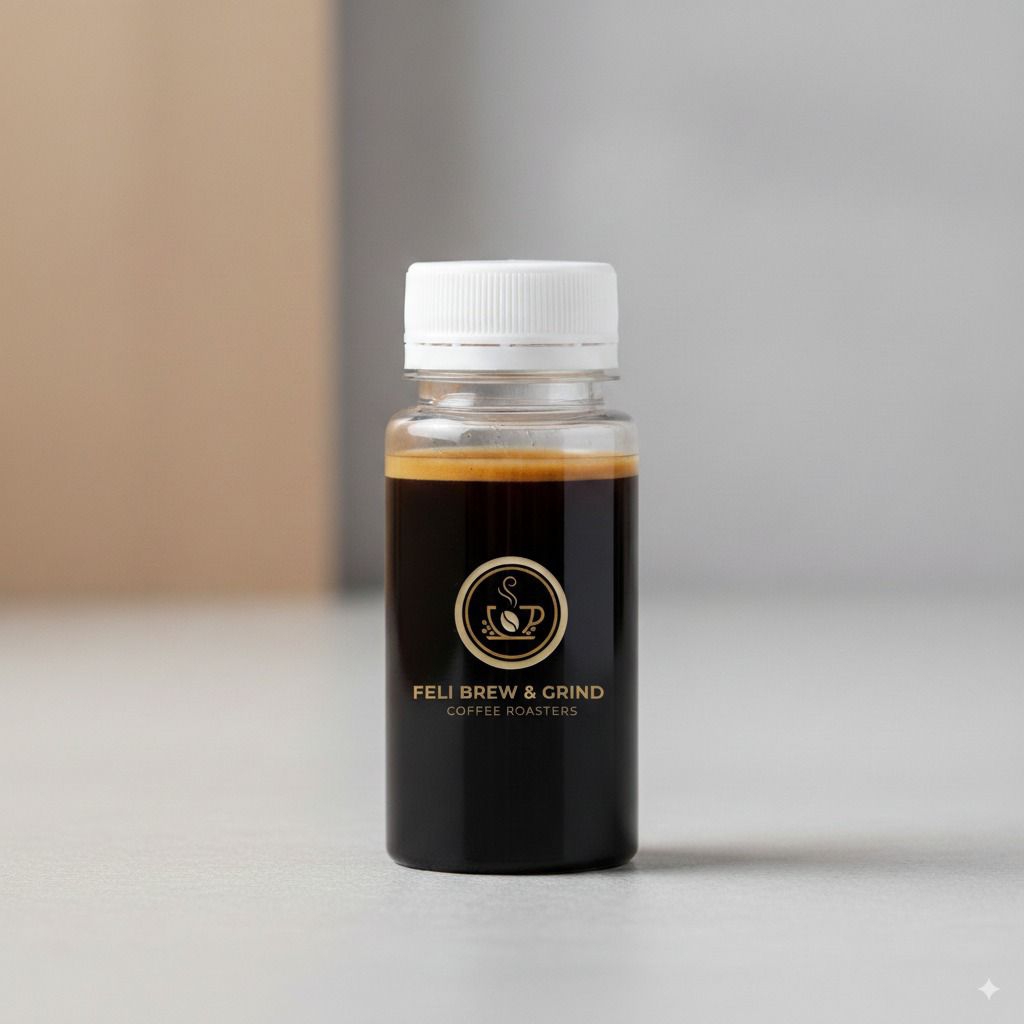 

ESPRESSO 50ML ESPRESSO BOTOL 50ML ESPRESSO KEMASAN 50ML,PURE 100% BIJI ESPRESSO