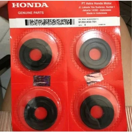 91202-K50-T01 OIL SEAL CRANKSHAFT CVT AS KRUK KIRI 20.8X52X6X7.5 91202K50T01