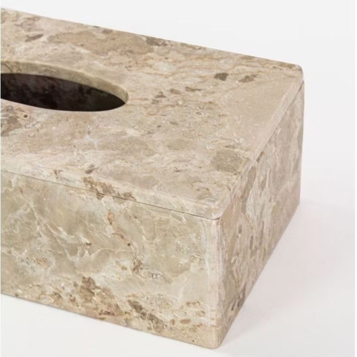 Tempat Tisu Marmer | Marble Tissue Box | Tempat Tisu Marmer Cream | Box Tisu Marmer