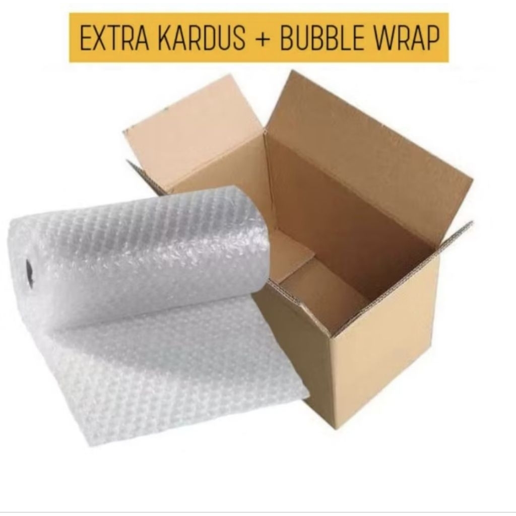 

Extra Packing / Tambahan Packing Kardus + Bubble Wrap Tebal