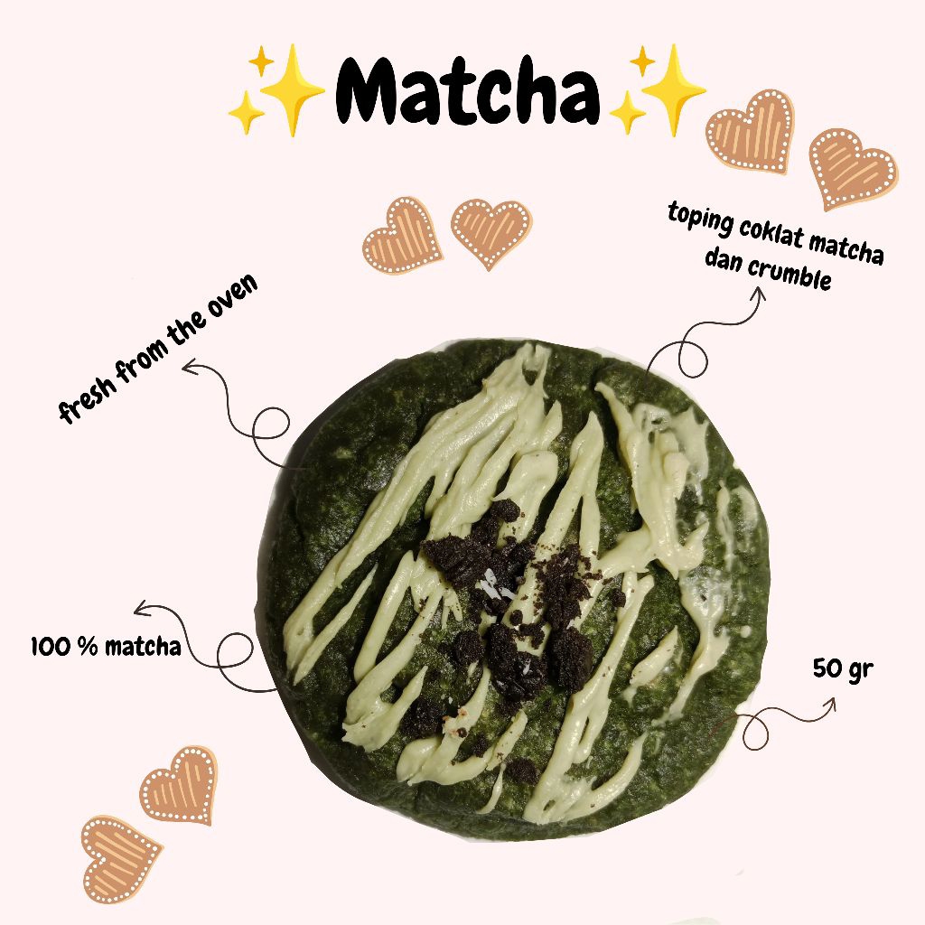 

(READY) Soft Cookies by Fam's Cookies | Buy 6 get 1 free | Soft Cookies Matcha