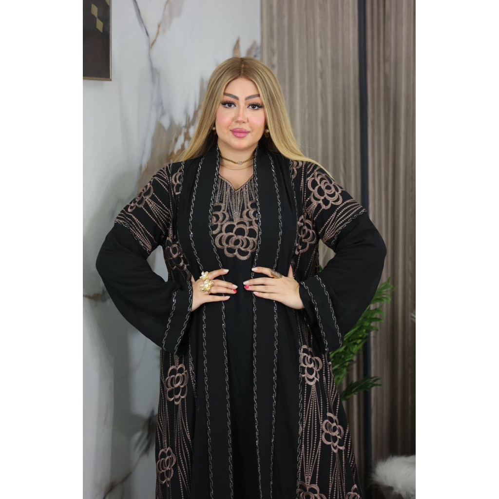 Abaya Mesir | Abaya Inner Outer Siffon Mewah