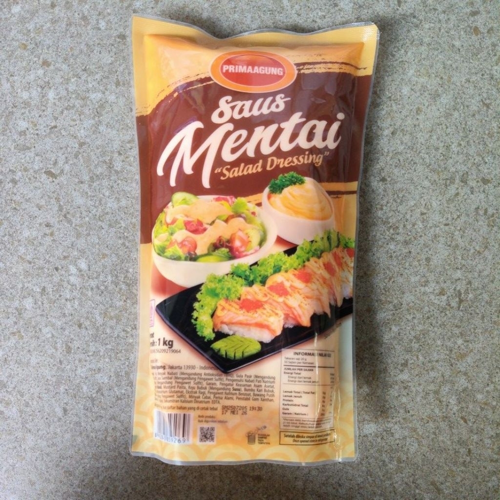 

Saos Mentai Prima Agung 1 kg