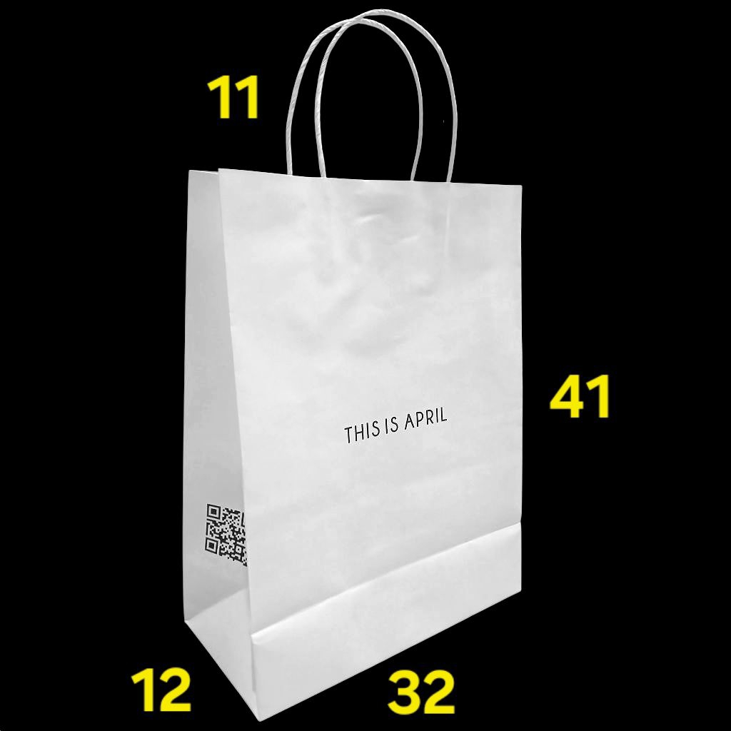 

PAPER BAG BESAR THIS IS APRIL / SHOPPING BAG BUTIK / PAPER BAG BRANDED