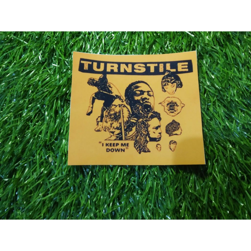 

stiker vinyl turnstile