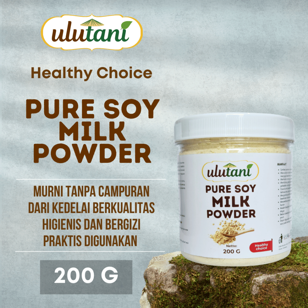 

Ulutani Susu Kacang Kedelai Bubuk Murni 200 gr
