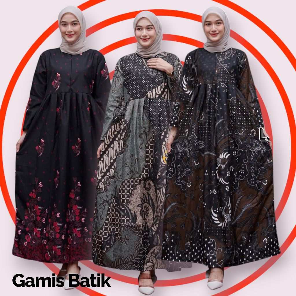Baju gamis batik dewasa baju batik dewasa