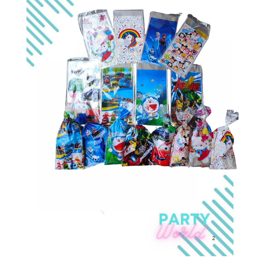 

Isi (10Pcs) Plastik Snack Ulang Tahun Ukuran 50X25Cm Plastik Bingkisan Besar