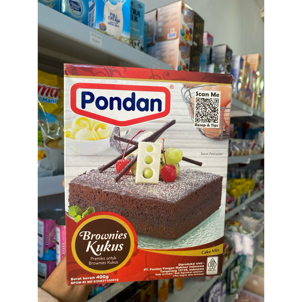 

BROWNIES KUKUS PONDAN 400gram