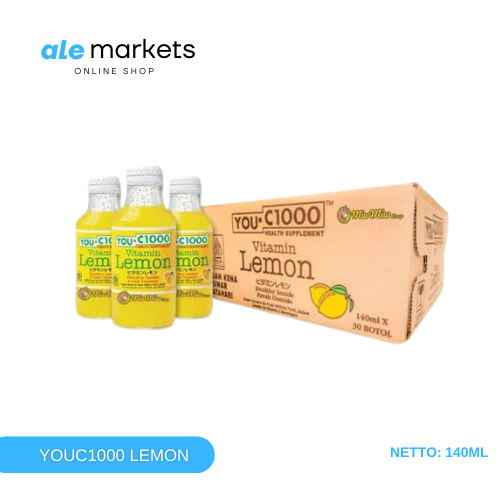 

YOU C-1000 mg vit C Orange 140ml Vitamin C1000 botol kaca sudah free bublewrap