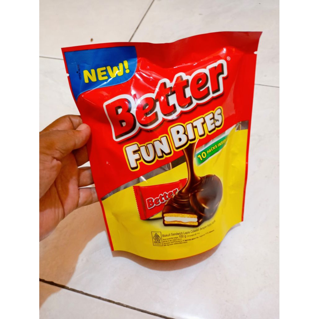 

BETTER FUN BITES POUCH 100g