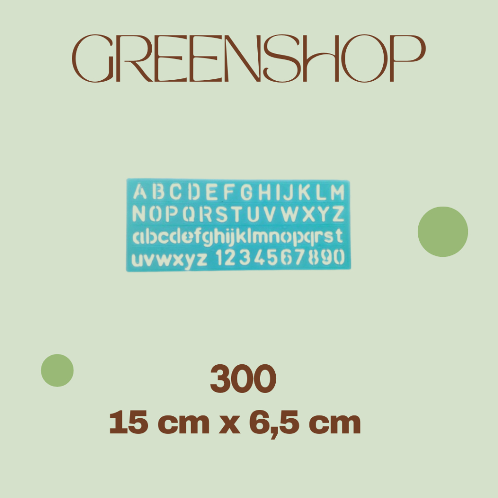 

PENGGARIS SABLON / PENGGARIS CETAKAN HURUF & ANGKA BT-300