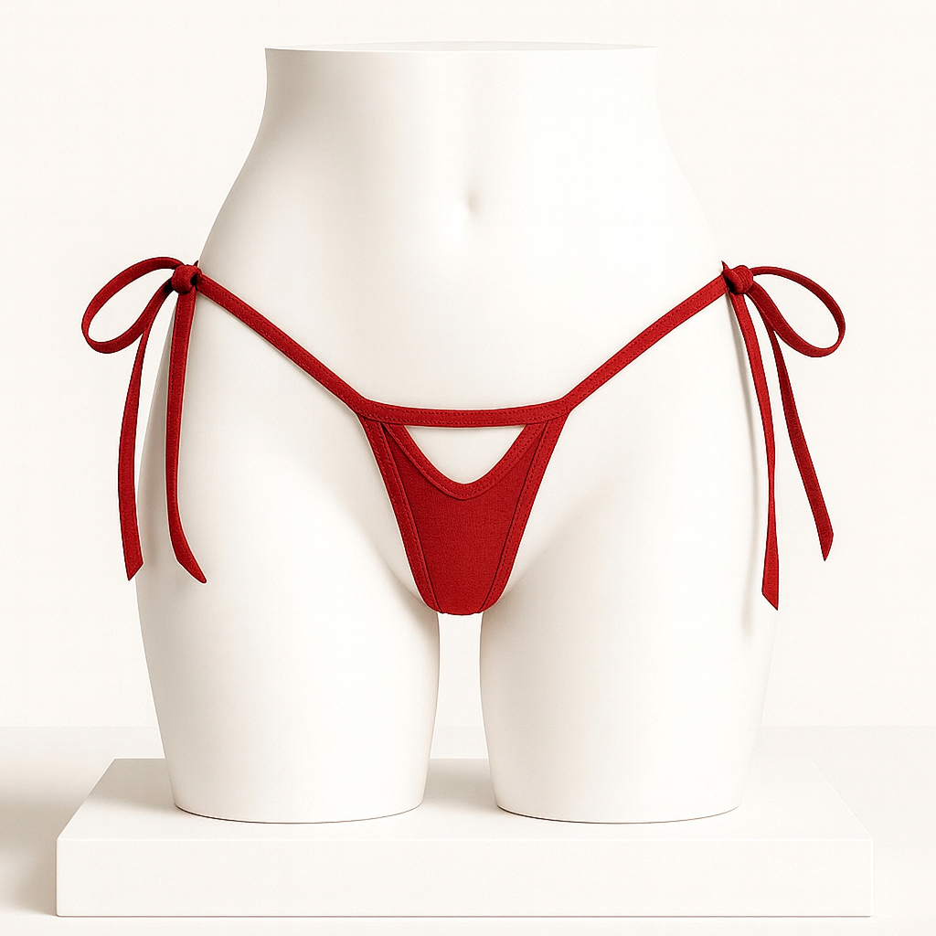 Celana Dalam Wanita Model Berrongga Tali Ikat / G String Wanita Sexy 060