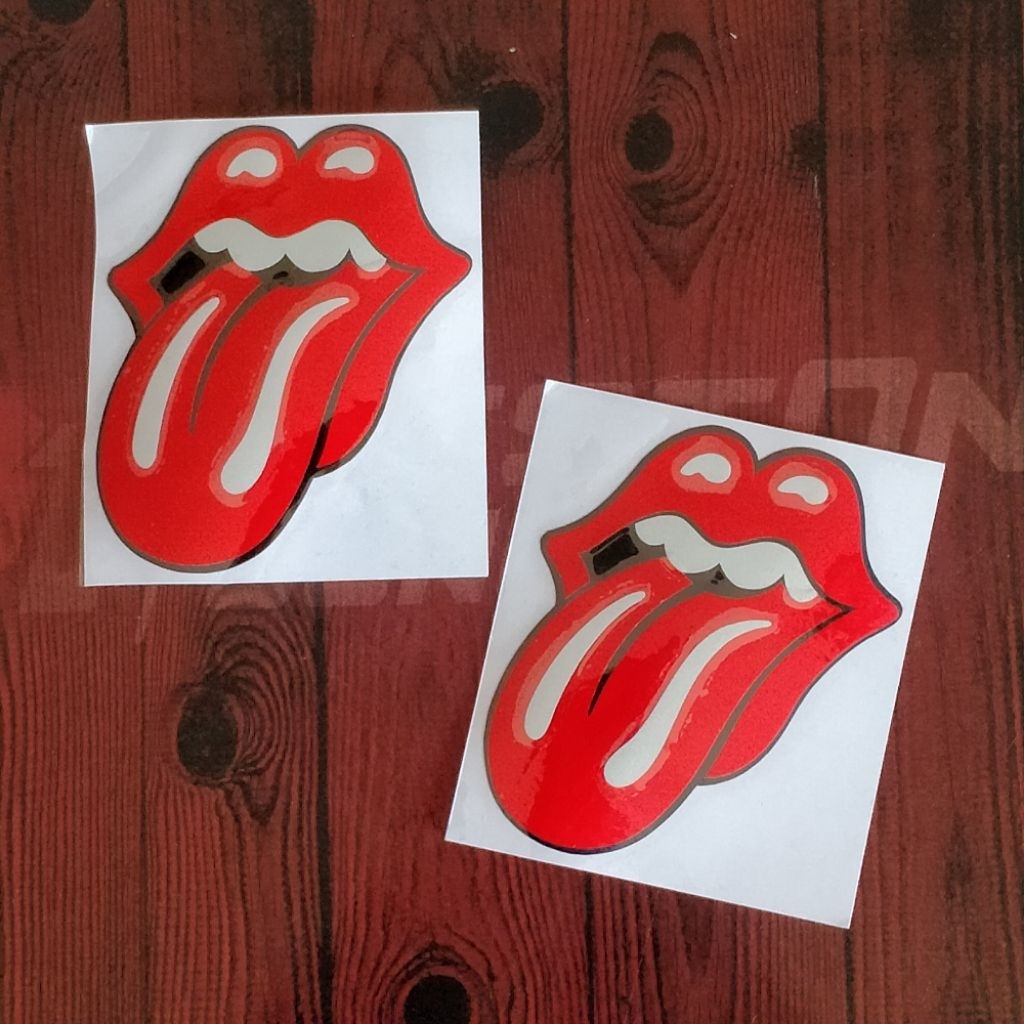 Sticker Cutting Rolling Stones