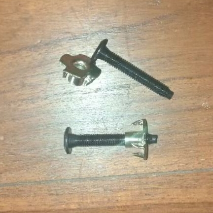 Baut jcbc 4cm + mur cakar m6 panjang 4cm jcbc 1 set baut + mur