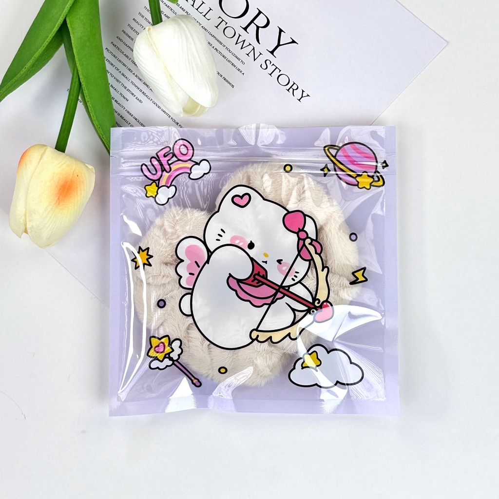 

KT Cat Cartoon Pouch | Plastik Klip Snack / Biskuit / Permen | Packaging Lucu