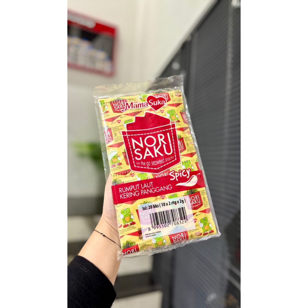 

Nori Saku Renceng Mamasuka Perpack isi 20bungkus