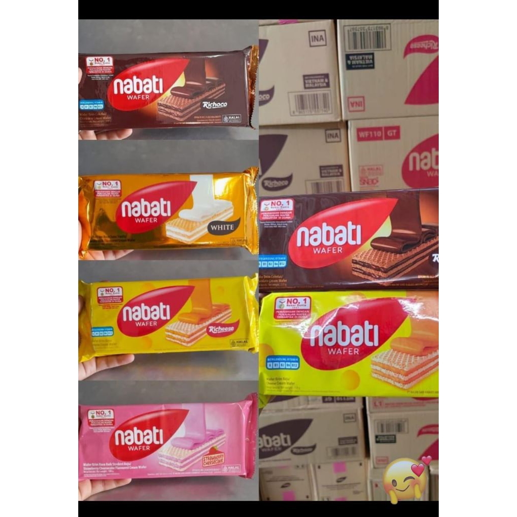 

Nabati Wafer richeese 110gr per DUS isi 24 pcs