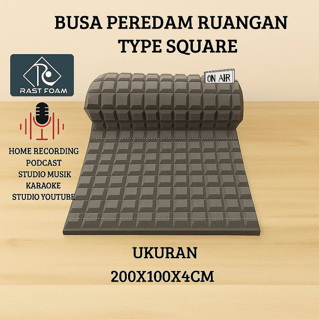 Busa Peredam Suara Studio - Busa Sudoku Acoustik Foam Peredam Ruangan