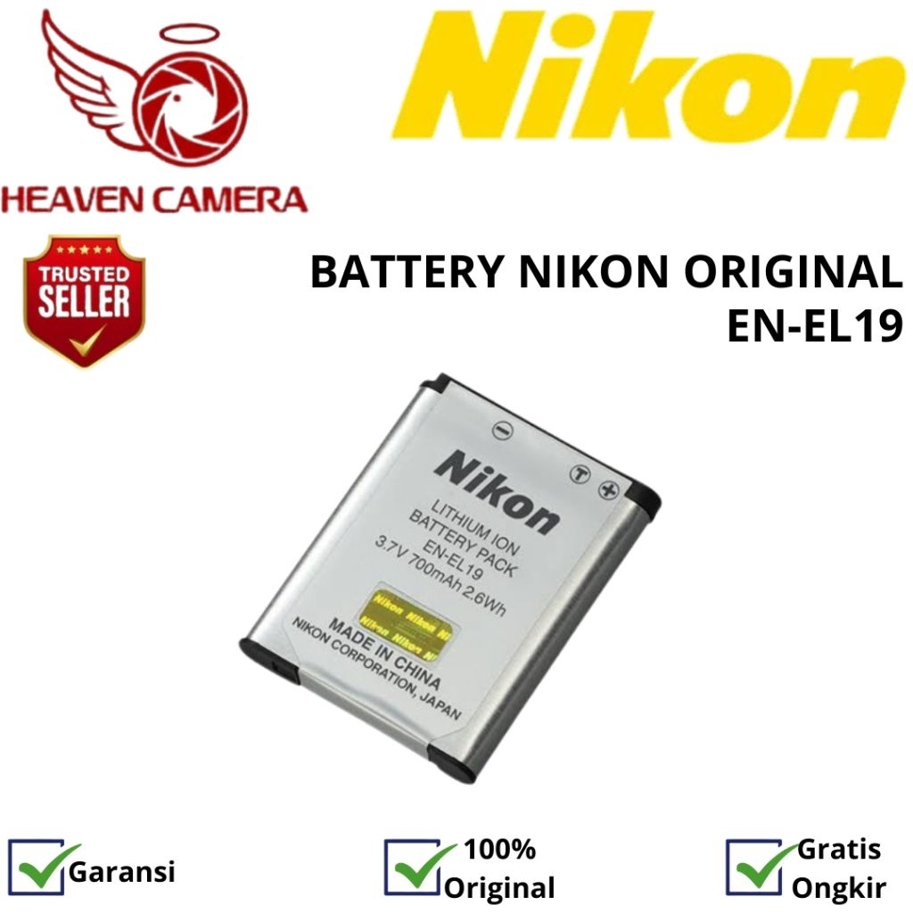 BATERAI NIKON EN-EL19 / BATTERY NIKON EN-EL19 / NIKON EN-EL19