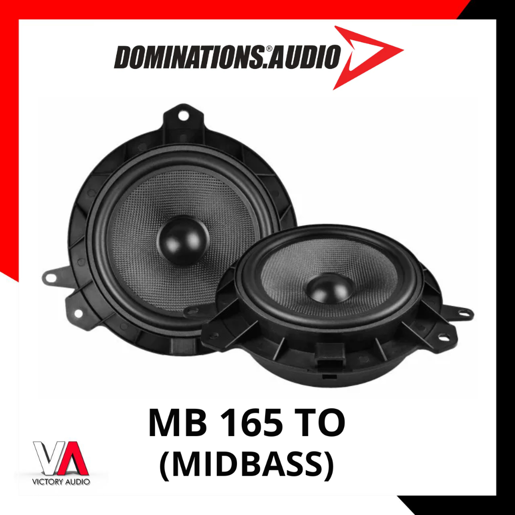 Speaker Midbass Dominations BOOST MB 165 TO 6.5 inch ORIGINAL dari DOMINATIONS AUDIO