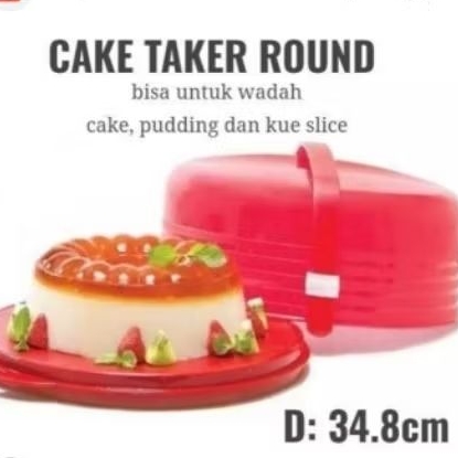Tupperware Cake taker round