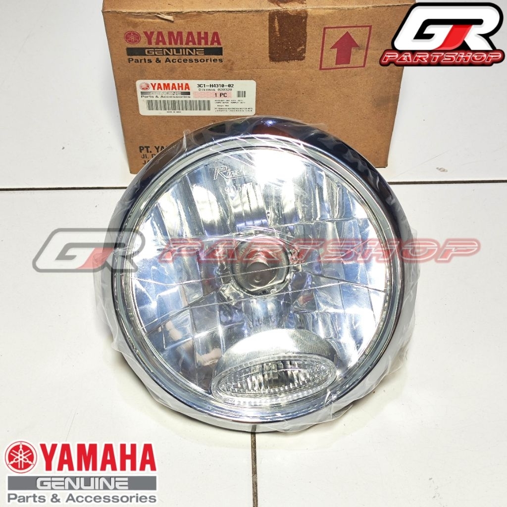 REFLEKTOR ASSY 3C1 VIXION OLD 2007 2008 BULAT ORI YGP ORIGINAL YAMAHA LAMPU DEPAN HEADLAMP HEAD LAMP