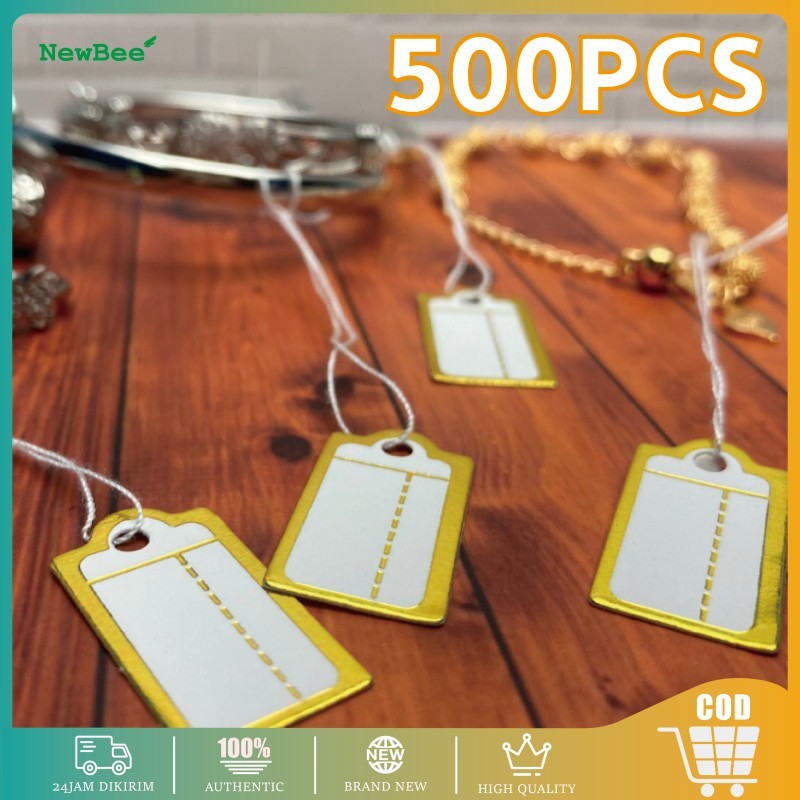 

500PCS/Set Label Harga Perhiasan Emas & Perak Price Tag Bandrol