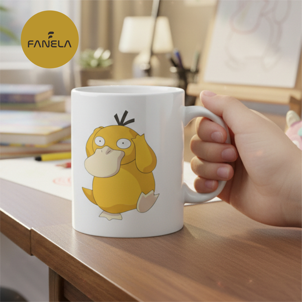 Mug Psyduck Pokemon Gelas Kopi Psyduck Pokemon