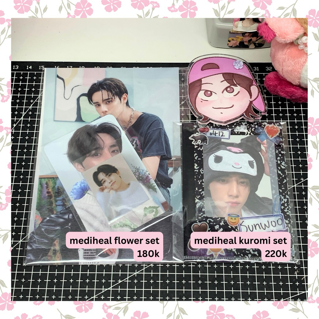 [READY] SUNWOO MEDIHEAL KUROMI SET FLOWER SET THE BOYZ PHOTOCARD TBZ PC MD MEDIHEAL KUROMI CLEARANCE