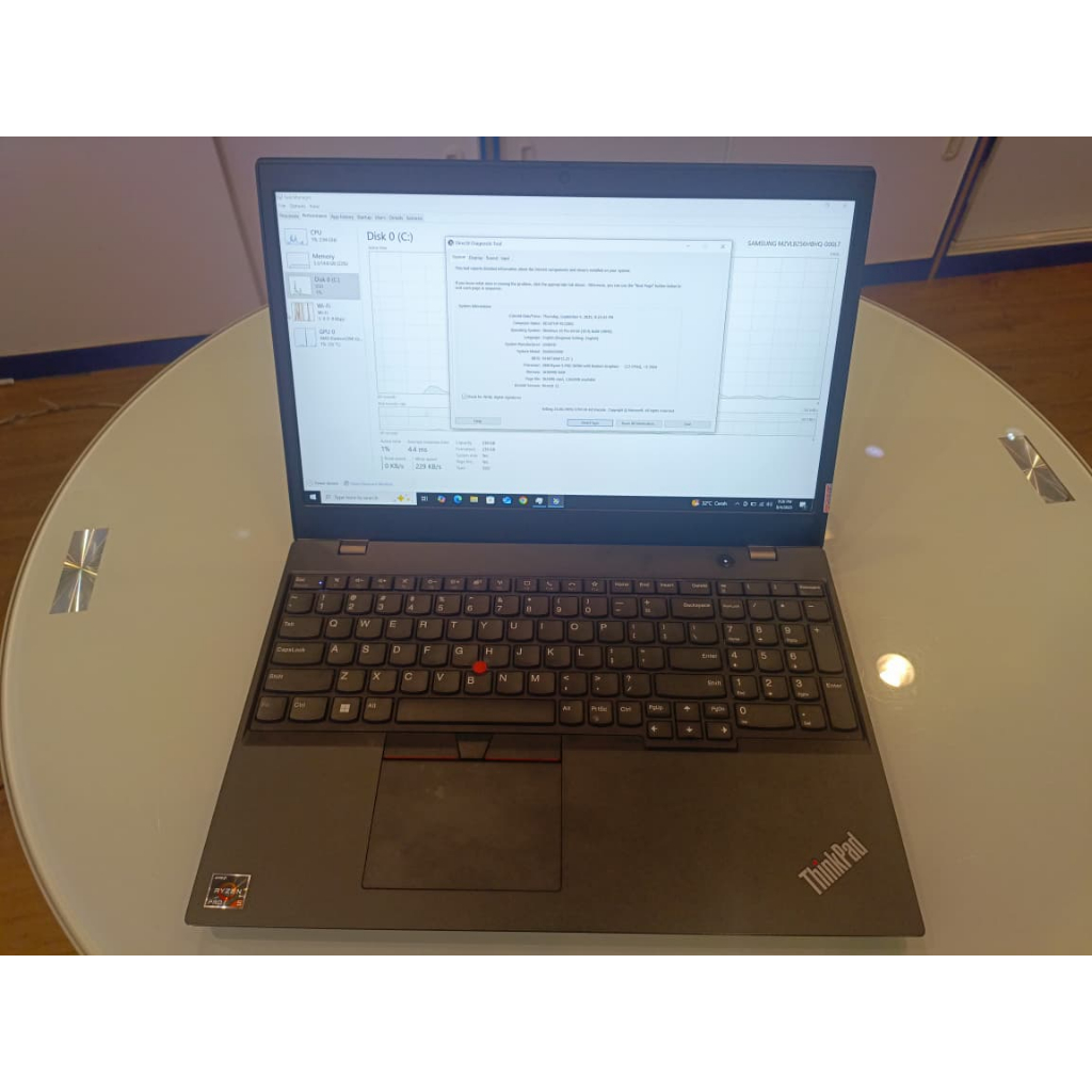 Laptop Second Lenovo Thinkpad L15 | AMD Ryzen 5 Pro 5650U RAM 16 GB SSD 256 GB Layar 15 Inch | Mulus